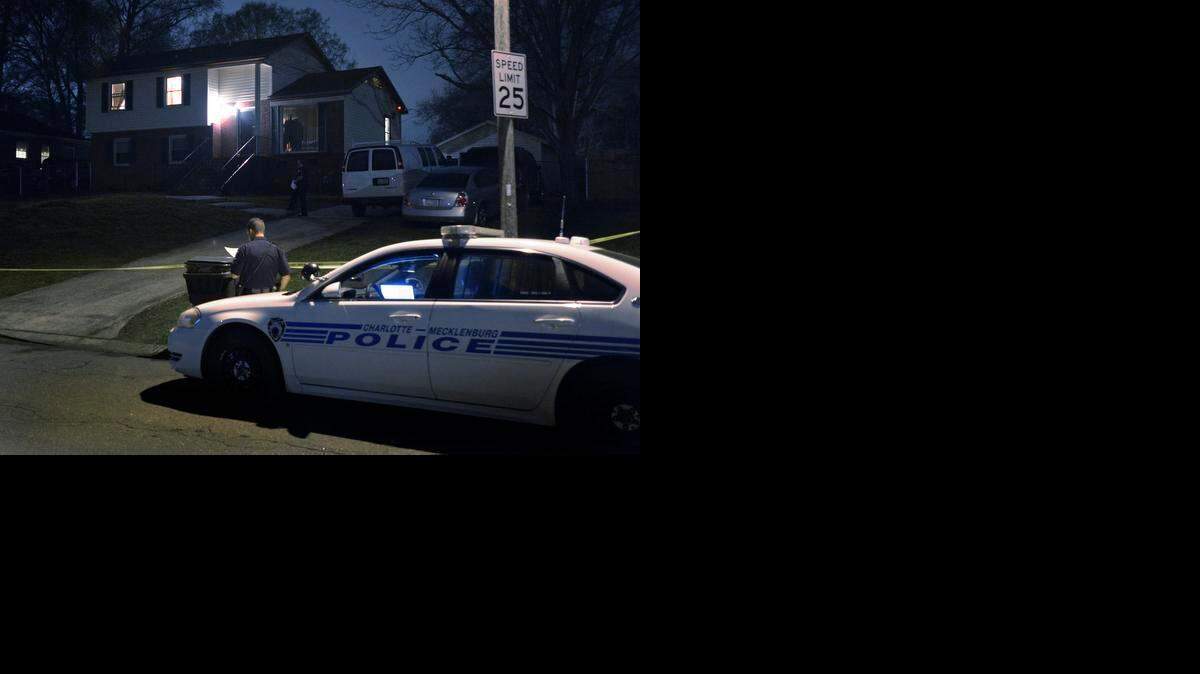 
Charlotte-Mecklenburg police are investigating an overnight shooting on Scarlet Circle in southwest Charlotte, Thursday March 26, 2015. Scarlet Circle is off Sandy Porter Road between South Tryon Street and Arrowood Road.


