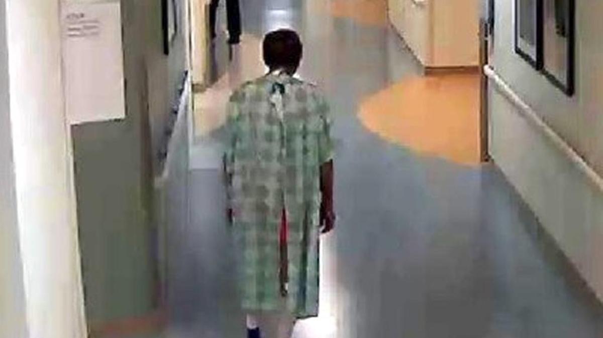 James Cook wanders the hallway of Novant Health Medical Center in Huntersville. Investigators say Cook, 76, carried a gun in his left hand. He was shot and killed moments later.