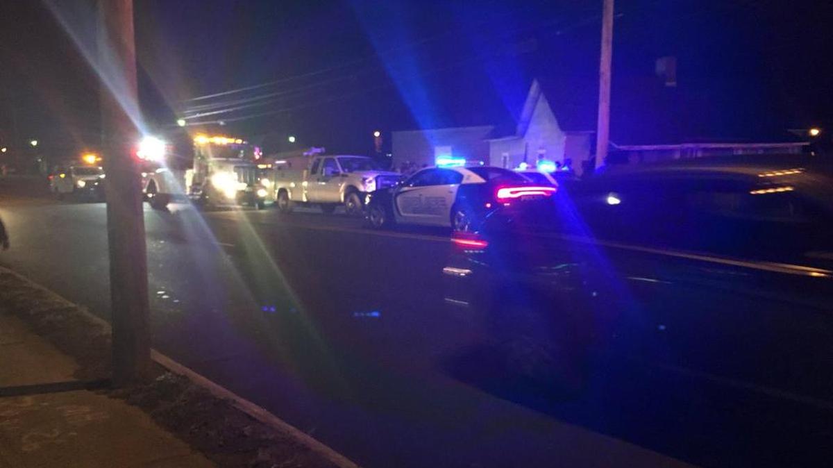 An elderly Gastonia couple was hospitalized after a car smashed into their home late Thursday, media outlets reported.