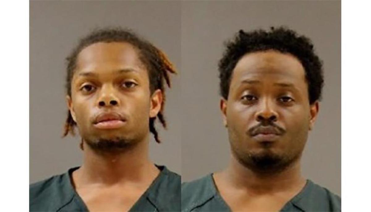 James Aaron Stevens, left, and Diontray Divan Adams