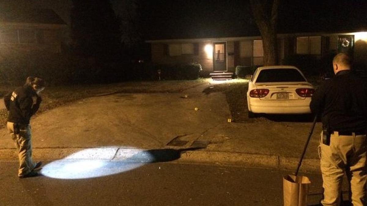 A man was shot about 12:30 a.m. Wednesday when he opened the door of his home on Horizon Circle near The Plaza and was confronted by three men, according to WBTV, the Observer’s news partner.
