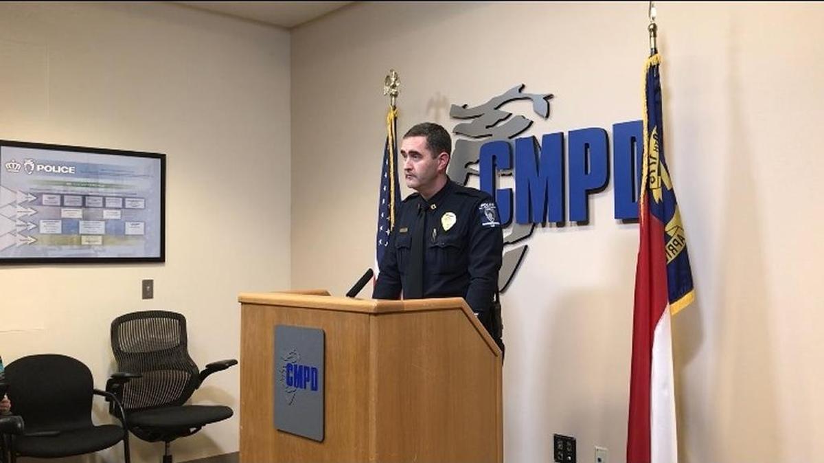 CMPD Capt. Ryan Butler says police are still looking for a suspect in an early-morning sexual assault at a woman’s apartment in north Charlotte.