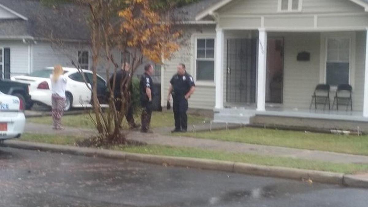 Two men were stabbed after a fight broke out on Allen Street in east Charlotte on Thursday morning.