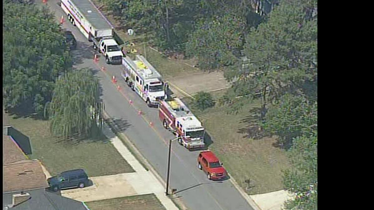 
Emergency vehicles are shown outside a home in the 1200 block of Fieldstone Road in Mooresville on Thursday. Police said a trace amount of an explosive was found in the home, where Joshua Aaron Britton, 33, was found unresponsive and needing medical attention. Britton died early Friday at Lake Norman Regional Medical Center, and police have requested an autopsy to determine the cause of death. 
