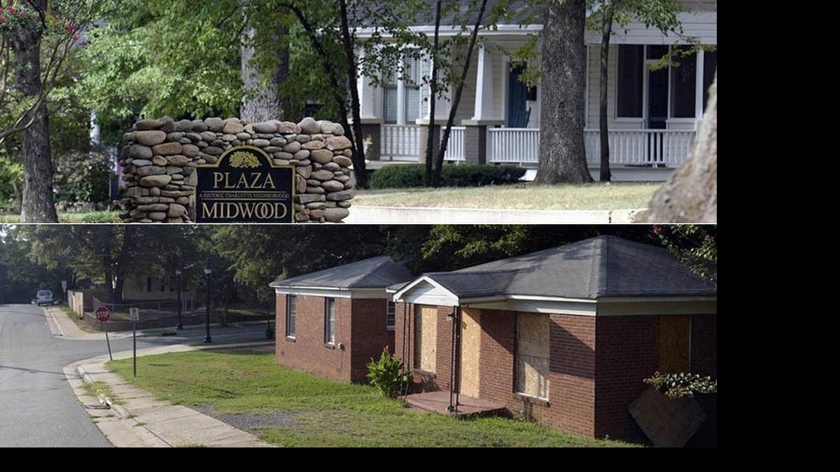 
A new report says the Plaza Midwood and Belmont neighborhoods represent one of the clearest illustrations of economic inequality in Charlotte.

