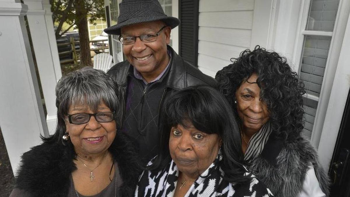 From left, Ann Thomas, Kenneth Douglas, Gracie Harper and Edna Williams Springs. Their father Samuel Douglas owned the Negro League Charlotte Red Sox baseball team and uncle Pringle Ferguson owned the Negro League Charlotte Black Hornets baseball team.