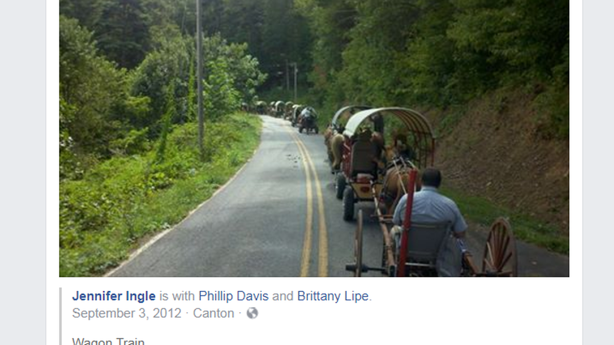 The wagon train’s Labor Day tradition goes back more than 35 years.