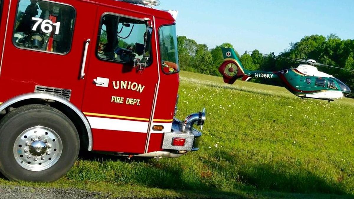 One person is airlifted with serious injuries after a head-on collision in Rowan County early Saturday.