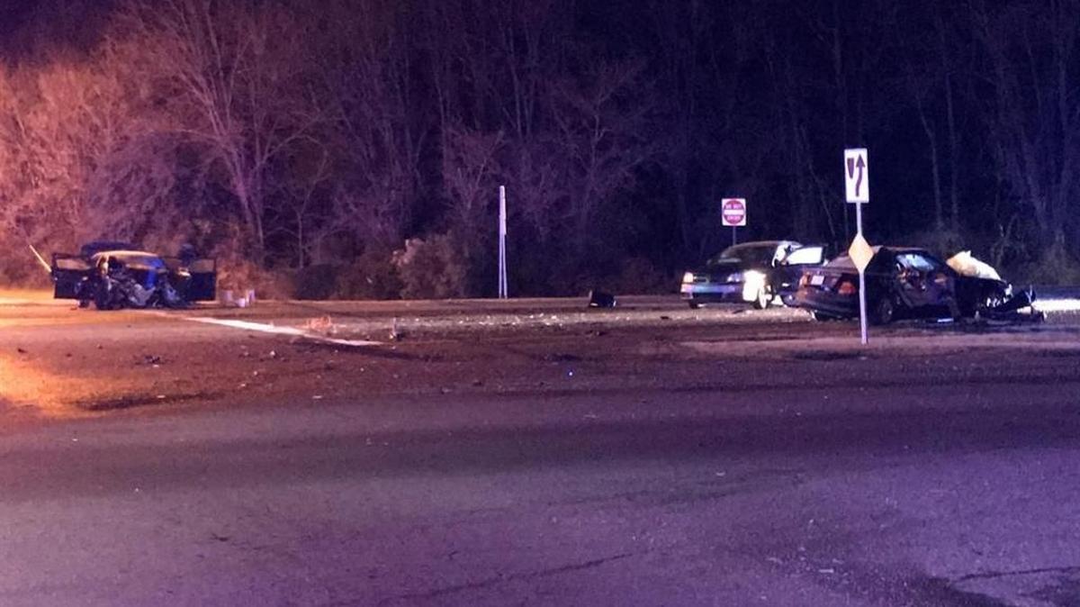Two people were charged after an 18-year-old was killed in a crash early Sunday.