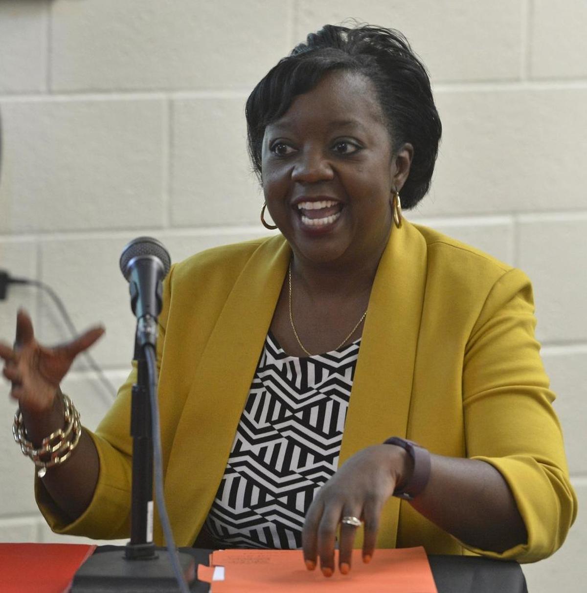 West Charlotte High Principal Timisha Barnes-Jones.