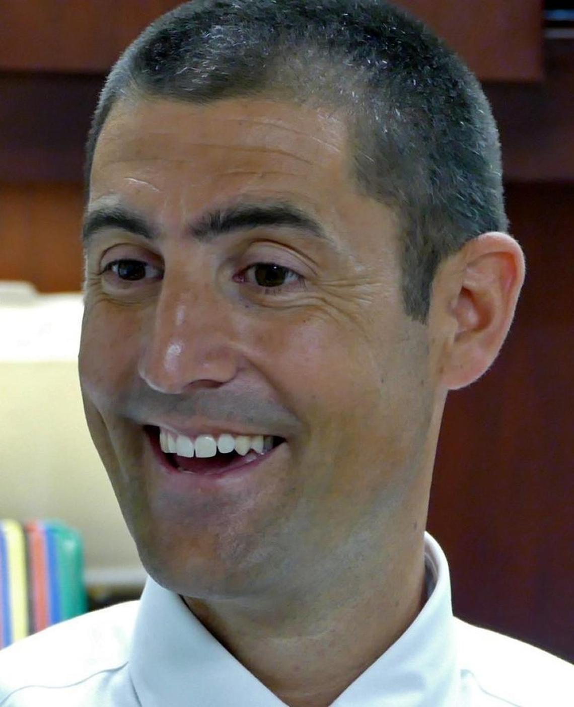 Marc Angerer, formerly principal of Carmel Middle School, takes over at Bruns Academy K-8 school this year.