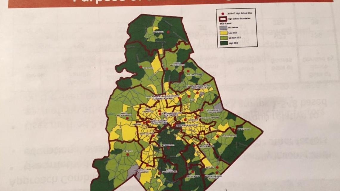 CMS mapped each Census block as high, medium or low socioeconomic status, with dark green signaling the most-advantaged areas and yellow the least.