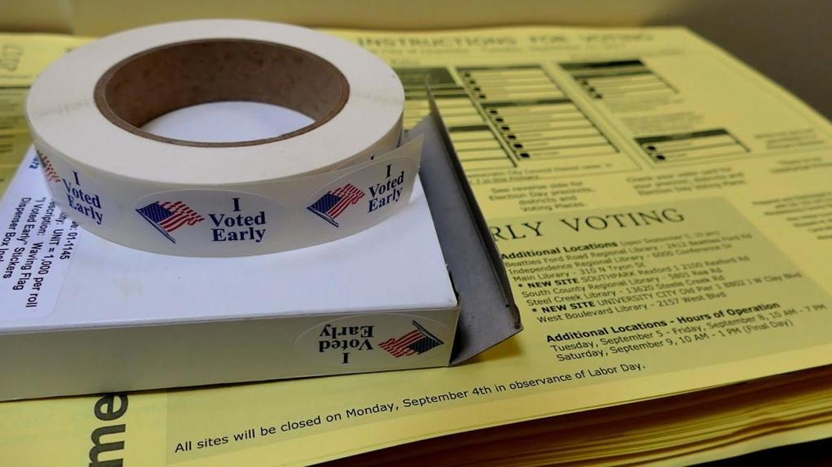 Early voting for the Nov. 7 election starts Oct. 17.