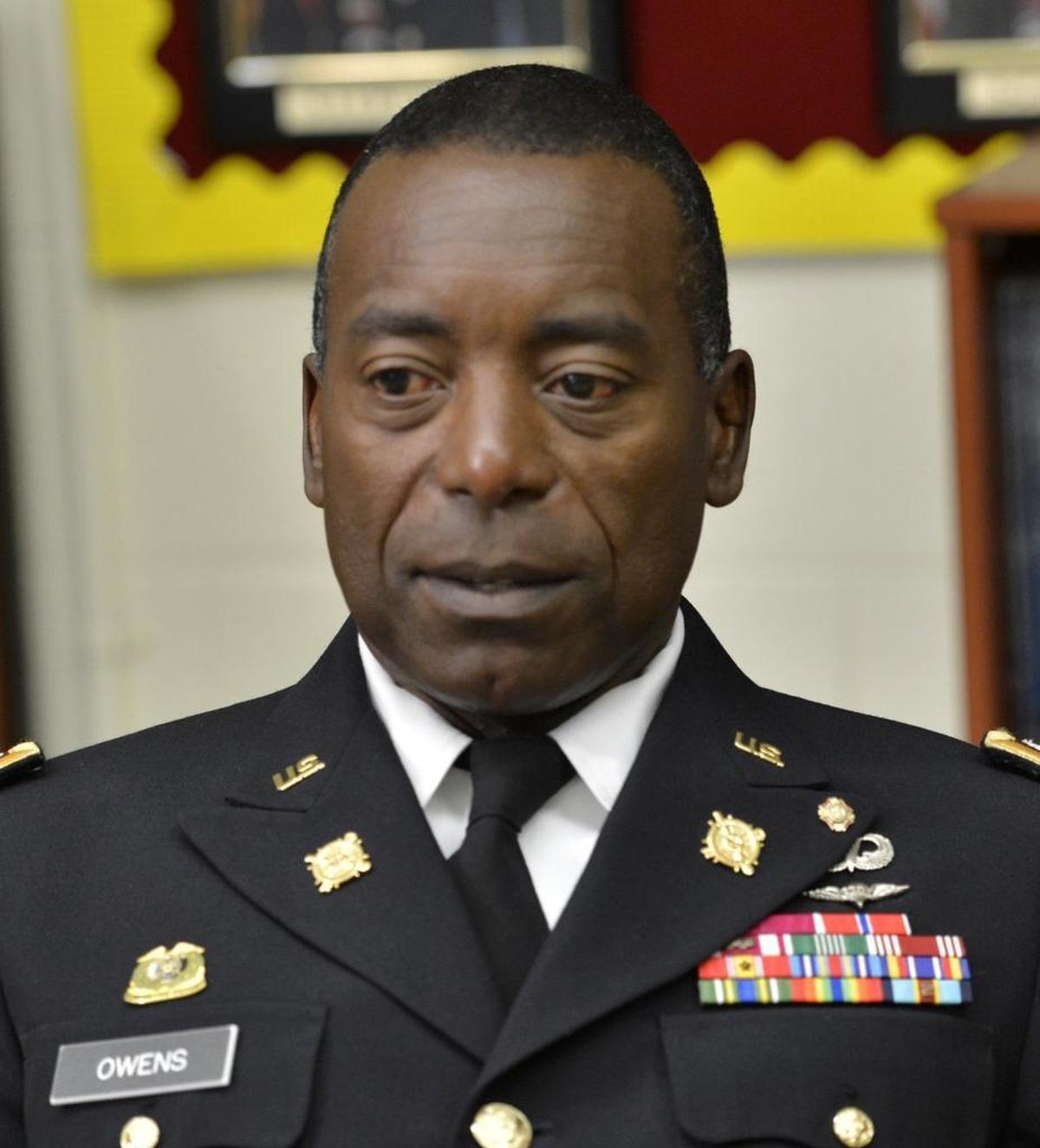 Lt. Col. Darryl Owens, JROTC instructor at West Charlotte High School.