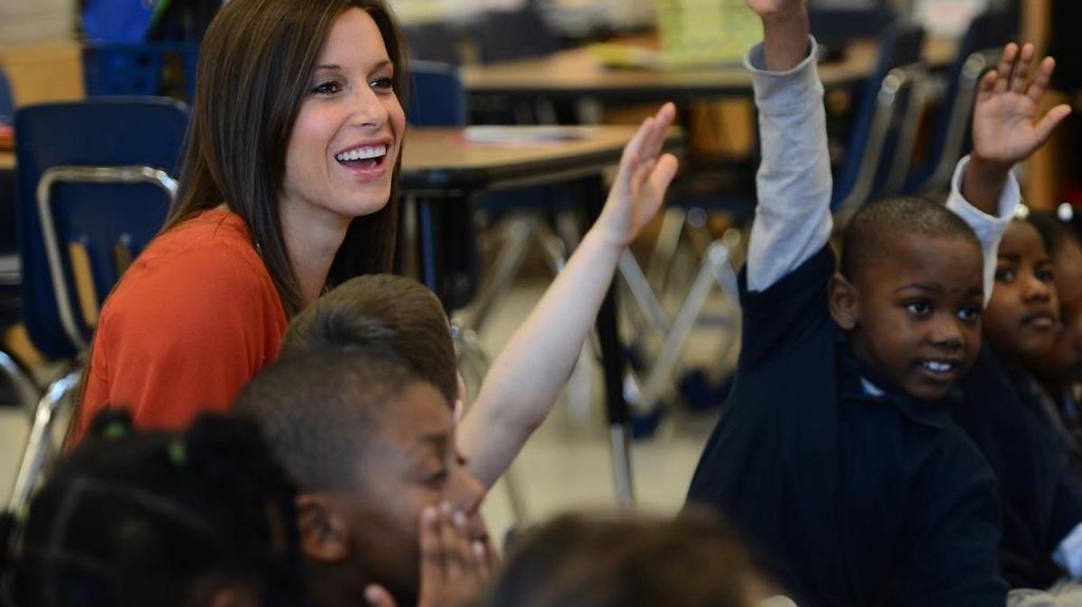 Ashley Park teacher Kristin Cubbage was one of the earliest Charlotte-Mecklenburg Schools teachers tapped for a program that pays top teachers extra money to reach more students.