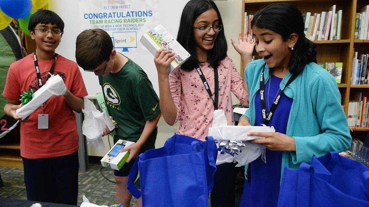 Randolph Middle School, an International Baccalaureate magnet school, is one of the most diverse in CMS, according to new ratings.
