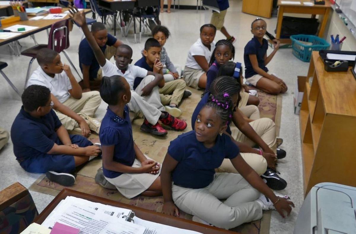 In this 2017 file photo are students at Bruns Academy, a K-8 school in Charlotte-Mecklenburg Schools, one of the Project LIFT schools.