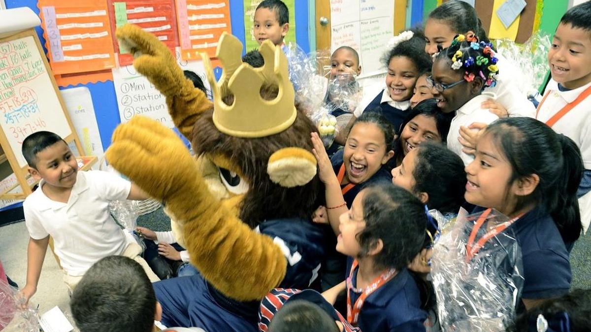 Students at Nations Ford Elementary, a majority Hispanic school, reflect the growing diversity of CMS.