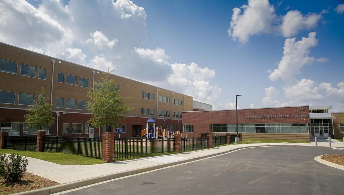 Renaissance West STEAM Academy, built as part of a community partnership, opens Monday at the site of the demolished Boulevard Homes housing project.