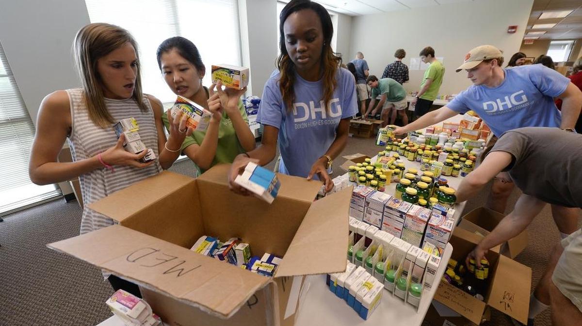
NC MedAssist always needs volunteers to sort and distribute donated pharmacy supplies.
