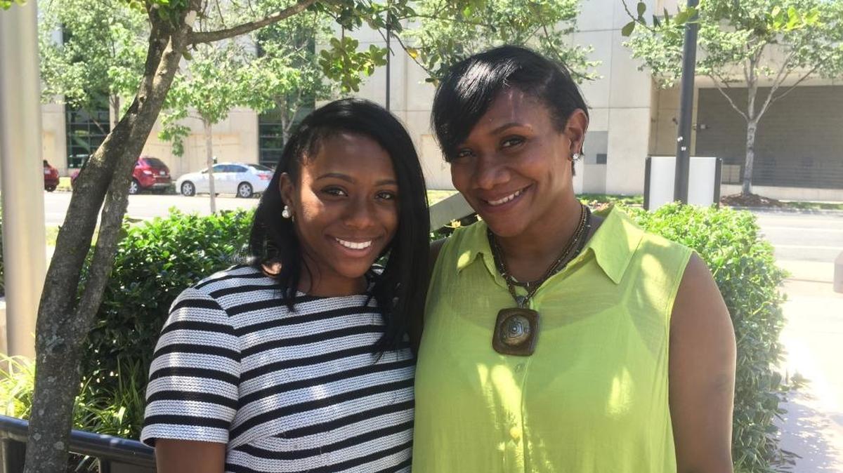 Elisia McKnight graduated from Harding University High School Friday with 12 years of perfect attendance