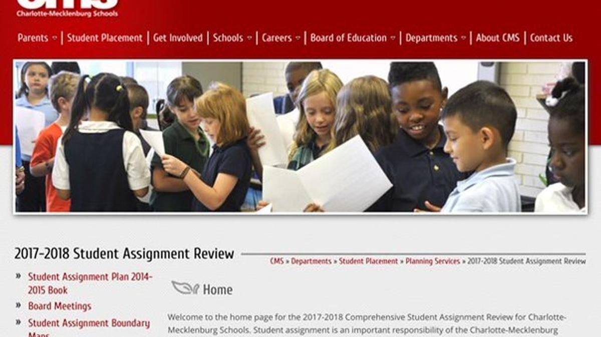 The Charlotte-Mecklenburg school board is working on a months-long review of student assignment.