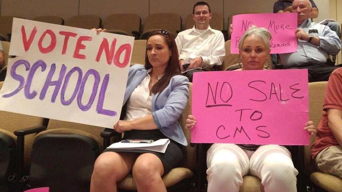 Charlotte City Council’s April vote to sell CMS the Eastland property drew protests from some who wanted a development that would do more for the area.
