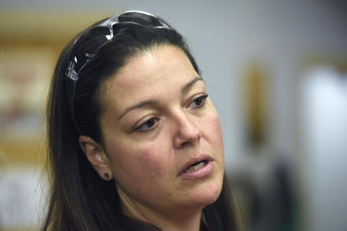 Myers Park High automotive teacher Kristina Carlevatti