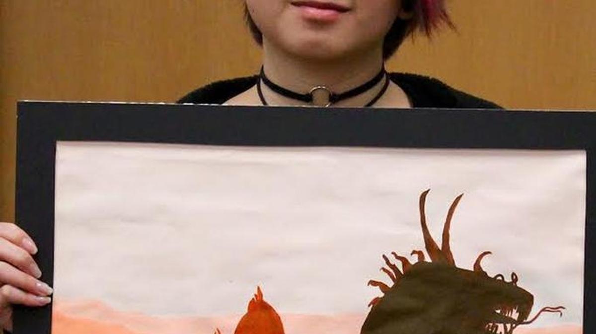 Tiffany Nguyen was chosen as Mooresville Graded School District’s Artist of the Month for February.