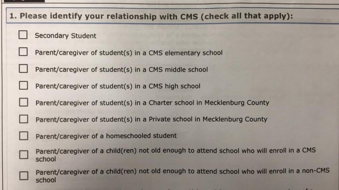 Student voice or uninformed response? CMS assignment poll sparks concern