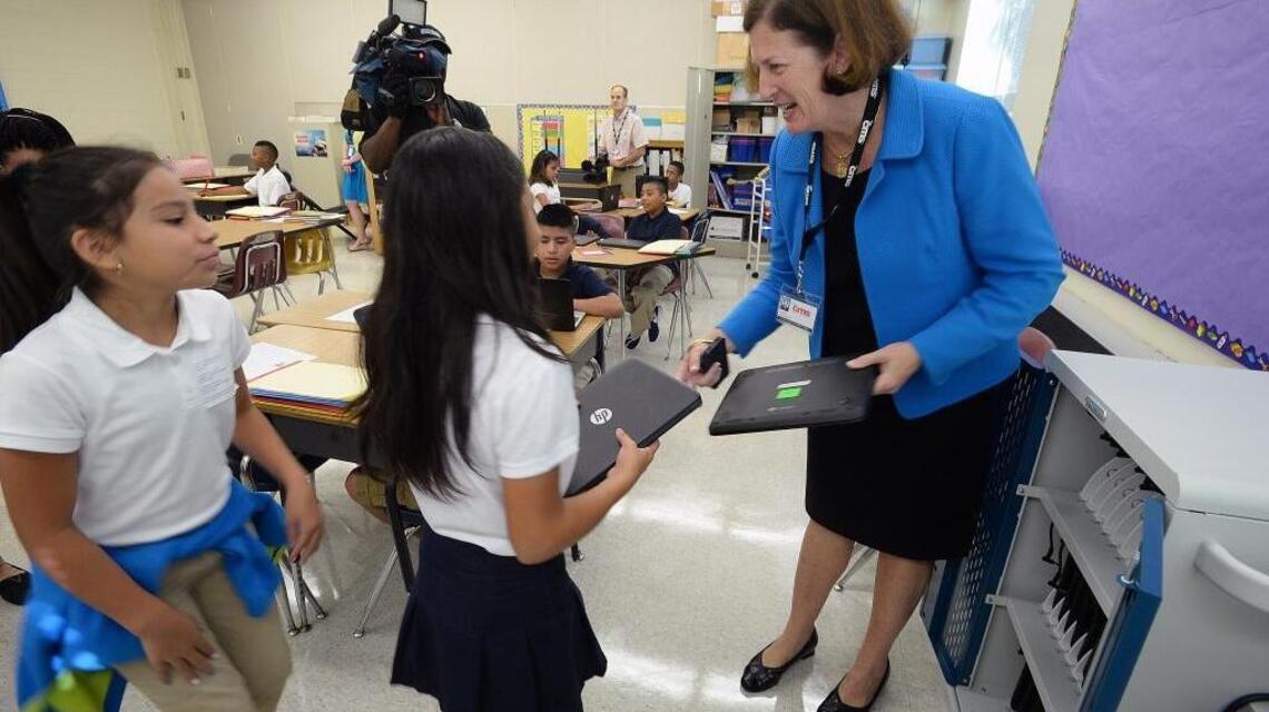 After 32 years, Monday’s CMS opening belonged to Ann Clark