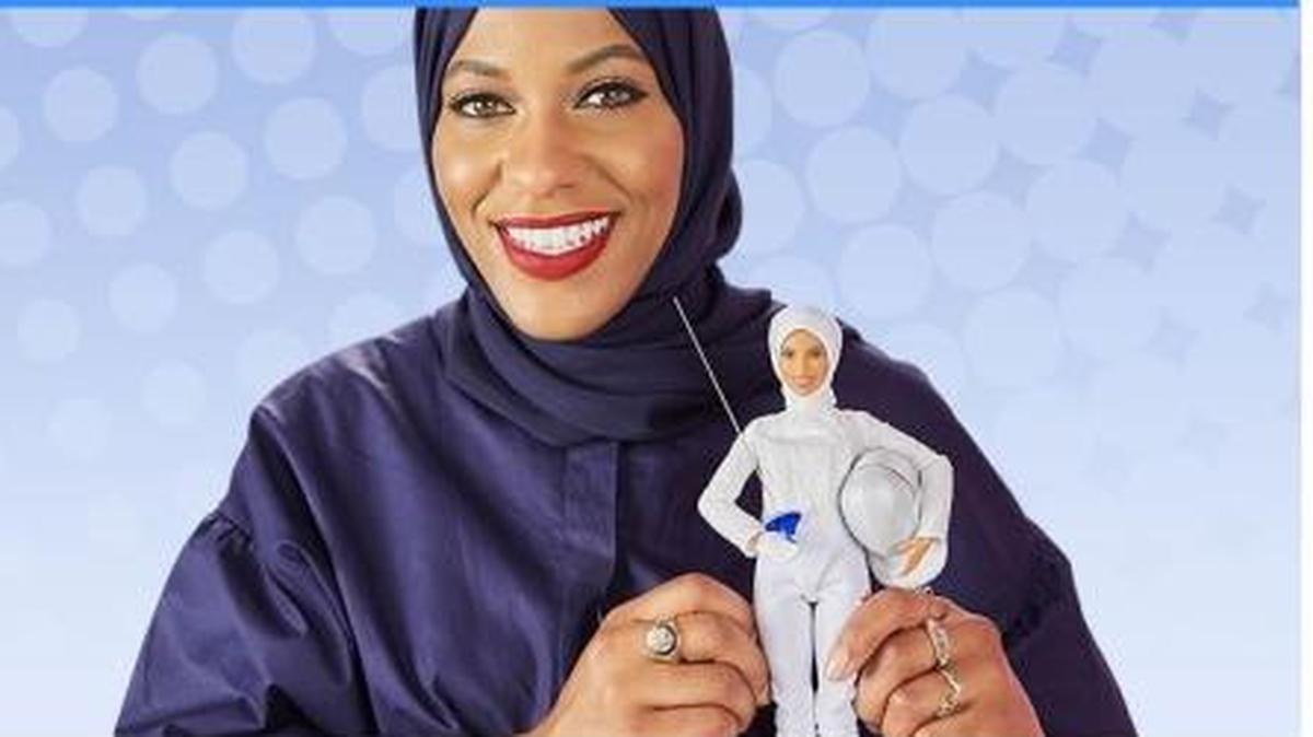 Former Duke University fencer Ibtihaj Muhammad, the first American to compete in the Olympics wearing a hijab, will be honored with a Barbie doll created in her likeness by Mattel.
