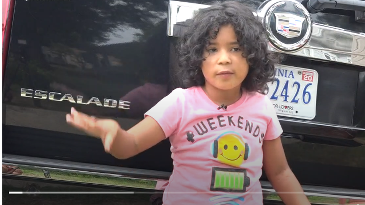 Alondra Delgado tells WFMY she was playing in the backyard of her aunt’s house when she was hit in the head by a falling bullet.