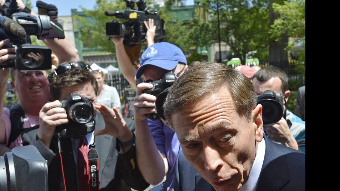 
Retired General David Petraeus arrives for his consolidated plea and sentencing hearings at the U.S. Courthouse in Charlotte, Thursday, April 23, 2015. The former commanding general and CIA director is accused of sharing top government secrets with his biographer, Paula Broadwell of Charlotte.
