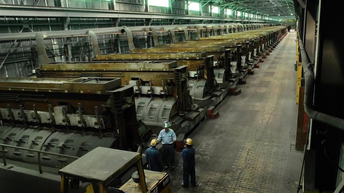 
Aluminum was still produced at Alcoa’s Badin Works in Stanly County in this 2007 photo.
