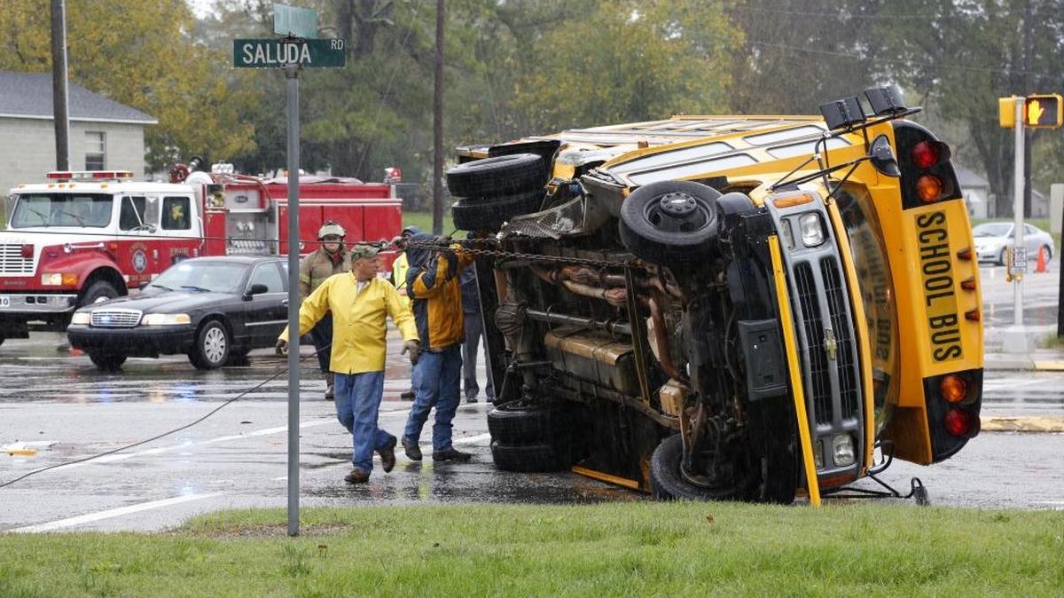A Head Start bus crashed just after 2 p.m. on the J. A. Cochran Bypass at Saluda Road in Chester Monday.