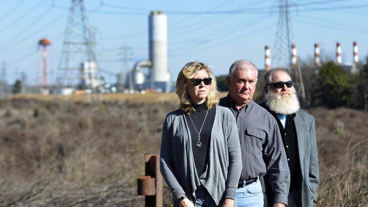 Debra Baker, 56, Jim Mitchem, 61, and Bill Collins, 61, are among residents near the Allen Steam Station in Belmont who are worried about health problems as they wait for a final determination whether local wells are contaminated by coal ash.