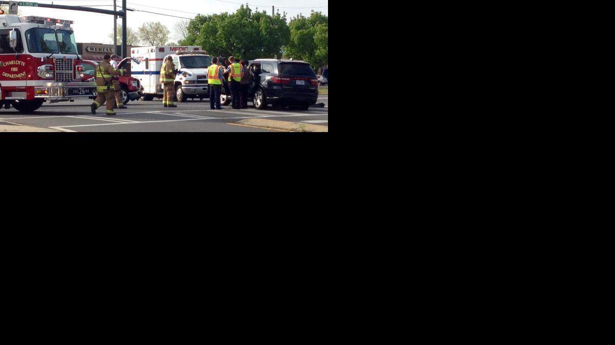 
Emergency workers are on the scene of a 2-vehicle accident on S. Tryon St. at Sandy Porter Rd.
