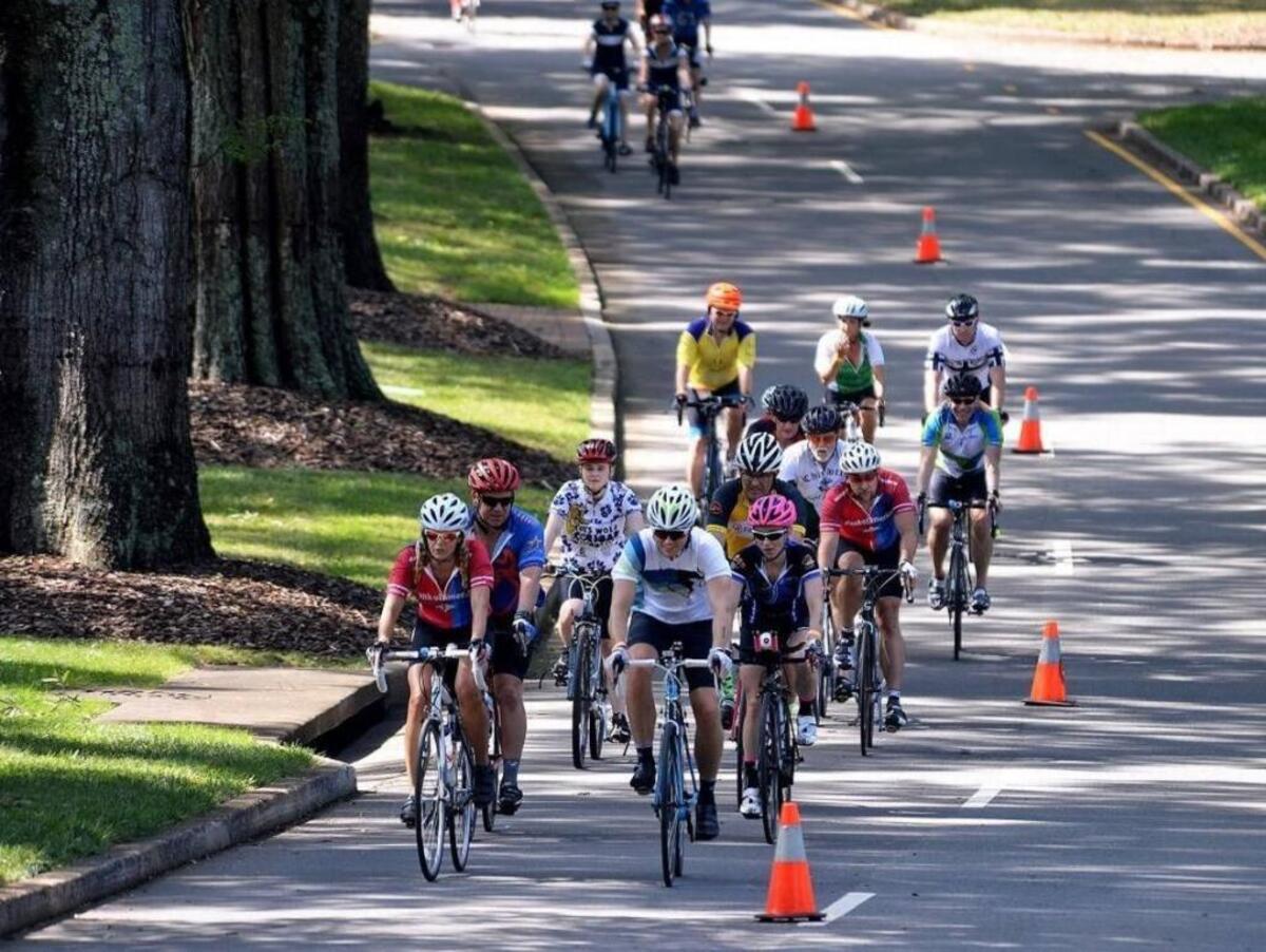 In 2017, more than 1,200 cyclists participated in the 24 Hours of Booty bike event.