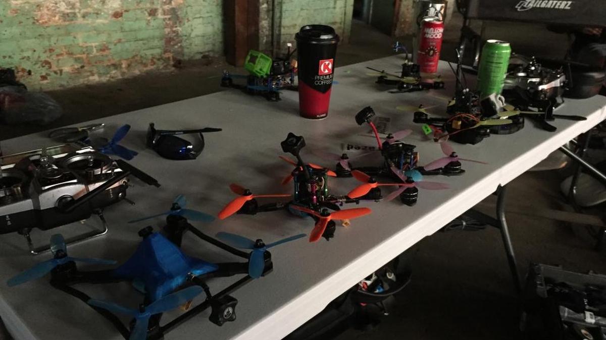 Drones can cost several hundred dollars, not including the goggles and controllers required to fly.