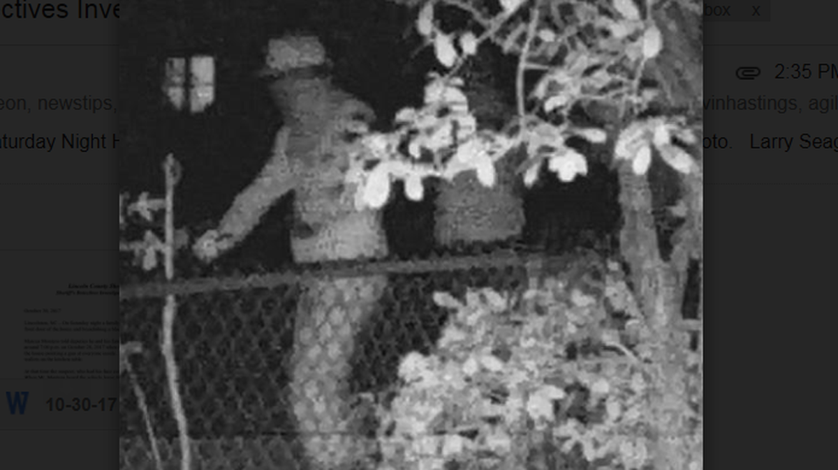 Suspect in home invasion in Lincoln County.