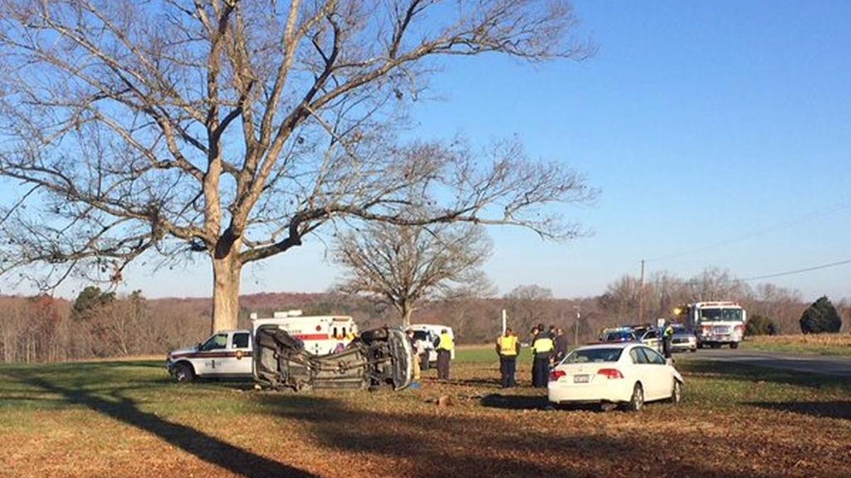 1 person is dead in a 2-vehicle wreck on Amity Hill Road in Iredell County Tuesday morning, according to WBTV, the Observer’s media partner.