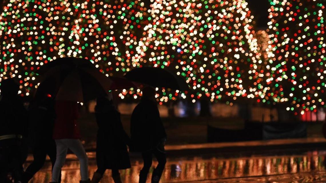 McAdenville, roughly 15 miles west of Charlotte, ranks among the nation’s best places to see holiday lights.