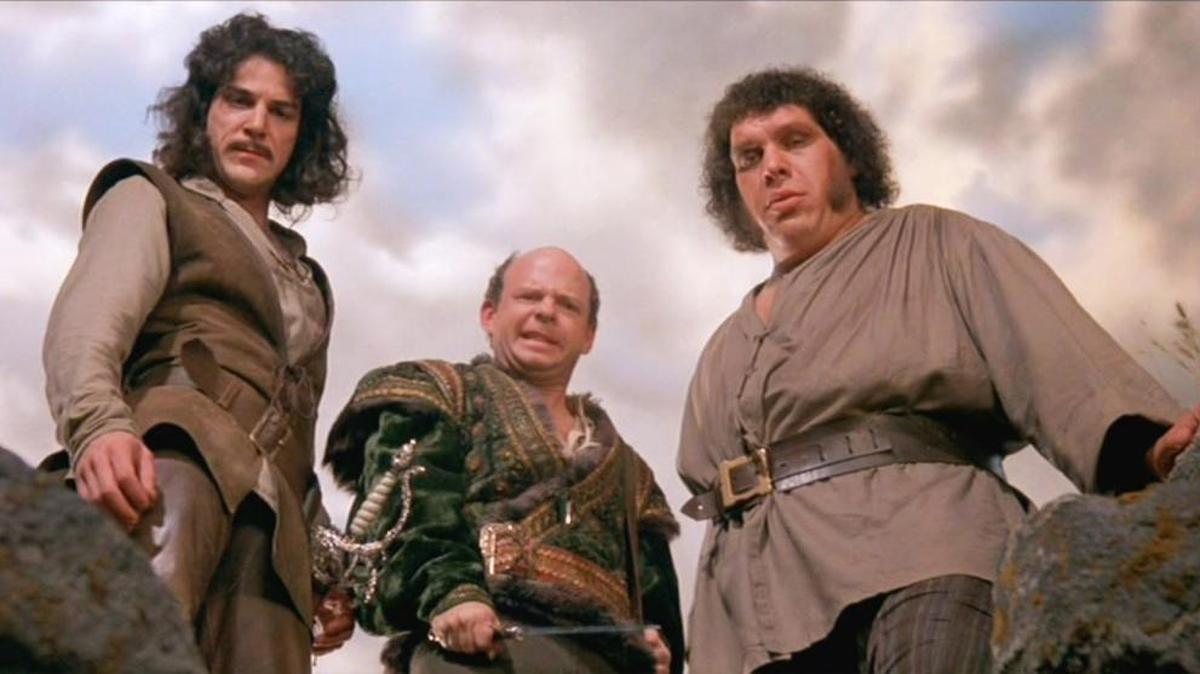 Andre the Giant, far right, in a scene from “Princess Bride.” He was living in Ellerbe, N.C., at the time of his death and an N.C. Highway Historical Marker is being erected in his honor in the area.