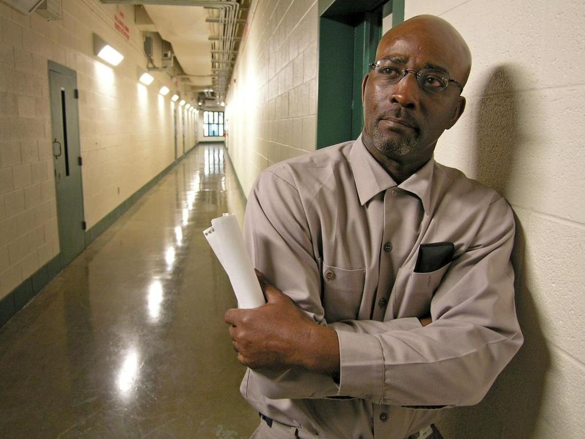 Ronnie Long stands in a hallway at the Albemarle Correctional Institution in 2009, near the start of another round of appeals. A federal court on Wednesday cleared the way for Long’s latest challenge to his 1976 rape conviction to be heard.
