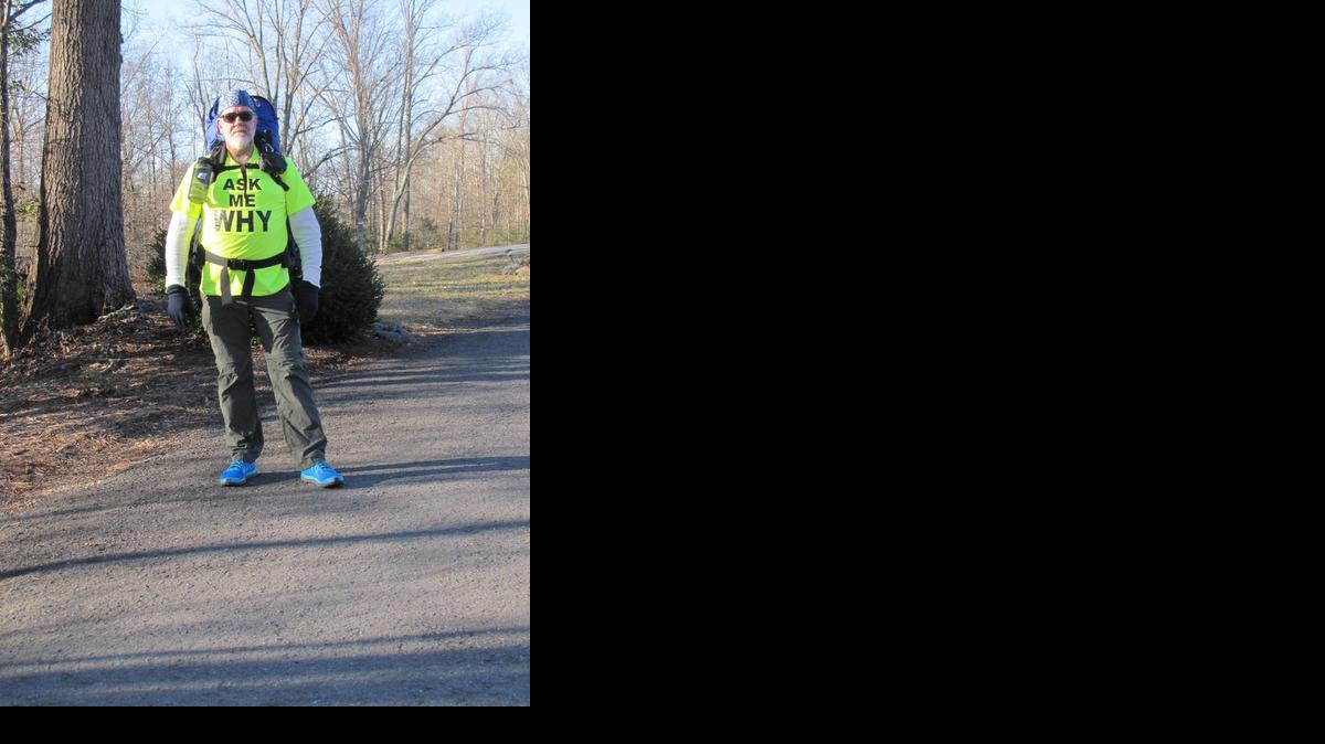 
Jeff Moose, a lifelong hiker from Taylorsville, will walk from Manteo to Murphy over two months beginning on Easter Sunday to raise money for A Child’s Place, which helps homeless youth. 
