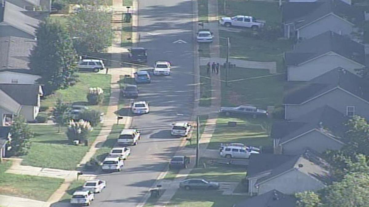 The shooting happened around 5:06 p.m. in the 5400 block of Windy Valley Drive.
