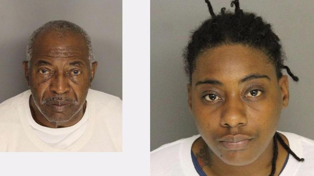 J.C. Hall, left; Faye Latasha Crawford, right