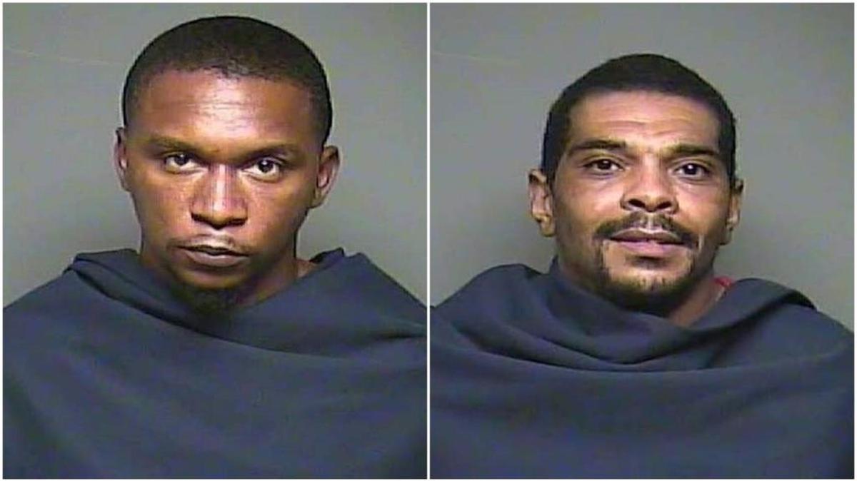 Courtney Jamal Clinton, left, and Moses Pinkard