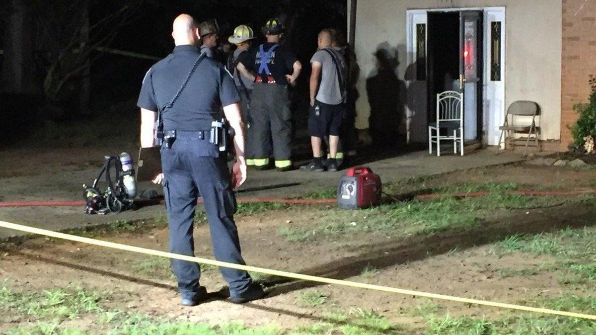 Site of fatal fire in Maiden.